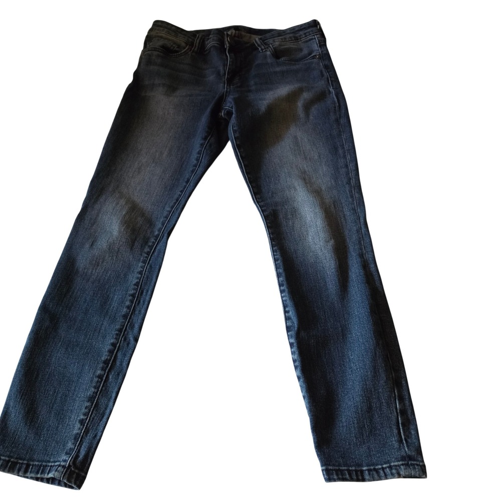 KUT from the Kloth Women Ankle Skinny Jeans Dark Wash Blue Size 6 Denim Pants